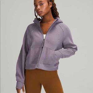 Lululemon scuba oversized full zip dusky lavender